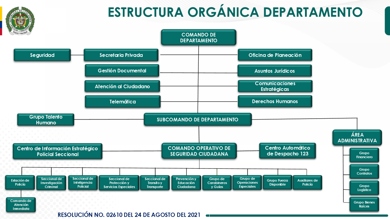 Organigrama San Andr&eacute;s&nbsp;