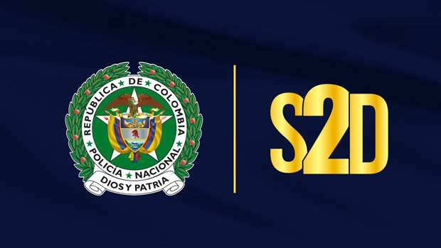 Escudo de la Polic&iacute;a Nacional junto con las iniciales S2D