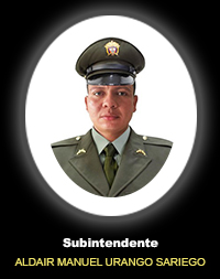 Subintendente ALDAIR MANUEL URANGO SARIEGO