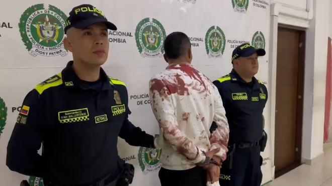 Capturado en flagrancia por lesiones personales contra una mujer al interior de un bus de transporte público