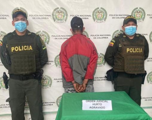 En el municipio de Montenegro se captura un hombre por hurto