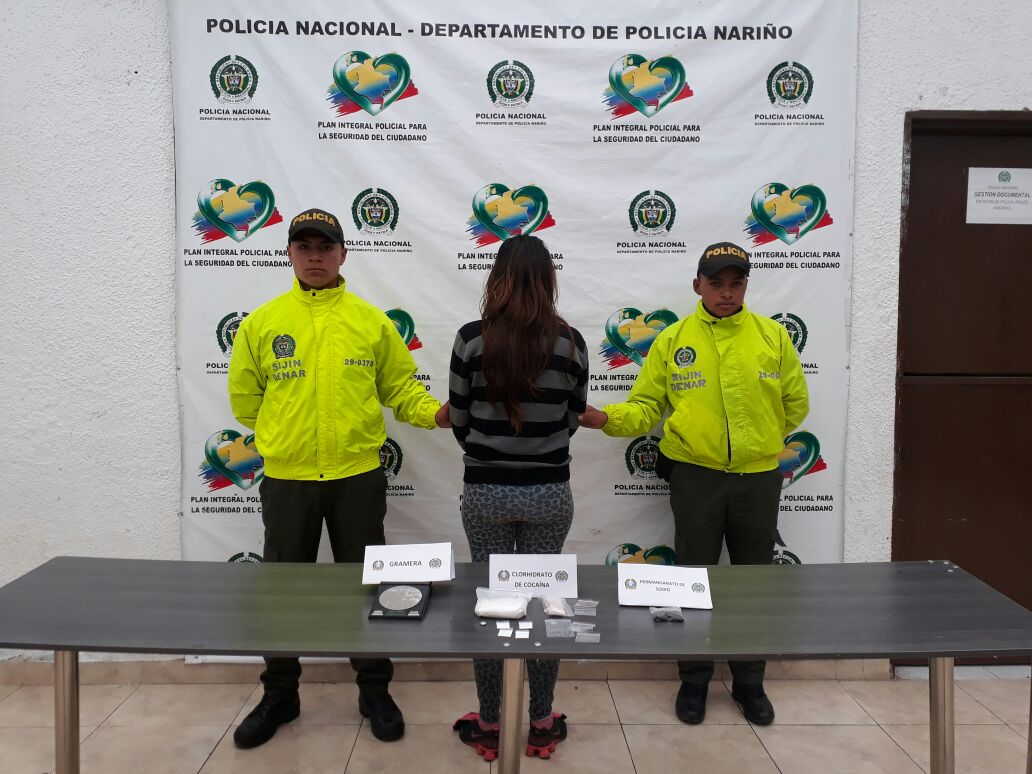 Capturada una mujer por Microtrafico