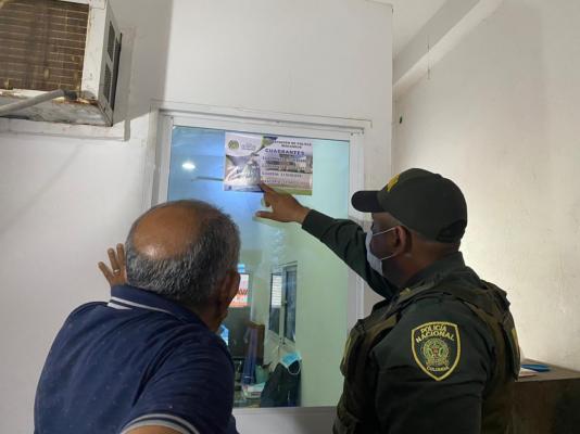 Realizamos campañas para prevenir el hurto al comercio en Magangué