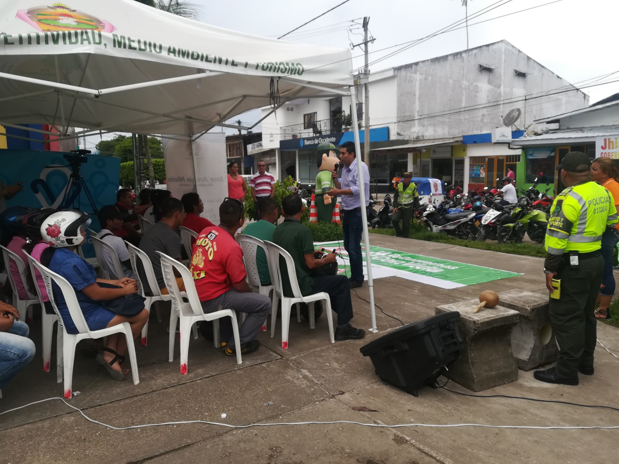 campaña de prevención vial en el Amazonas 