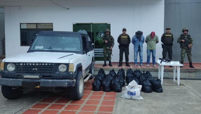 Capturados en flagrancia por dos delitos en hechos distintos 