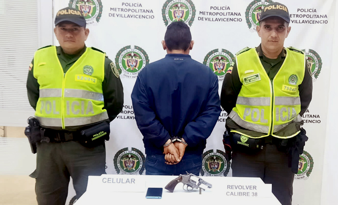 Capturado por el delito de fabricación, tráfico y/o porte de armas de fuego