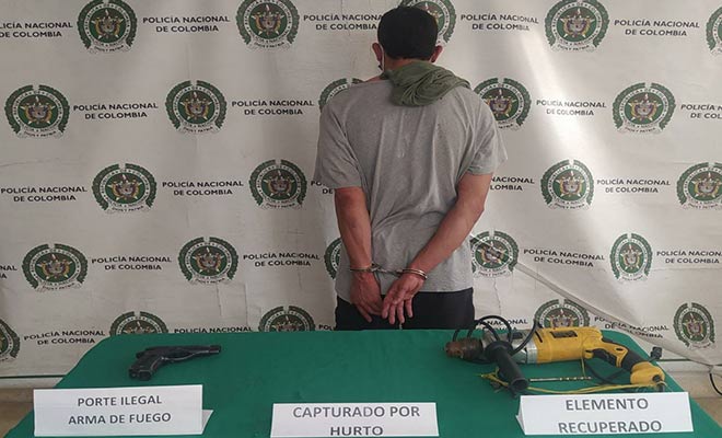 capturado con arma traumática 