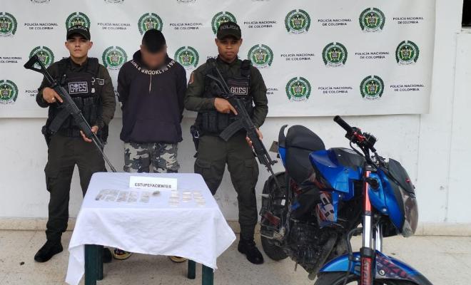 Transportaba marihuana y clorhidrato de cocaína