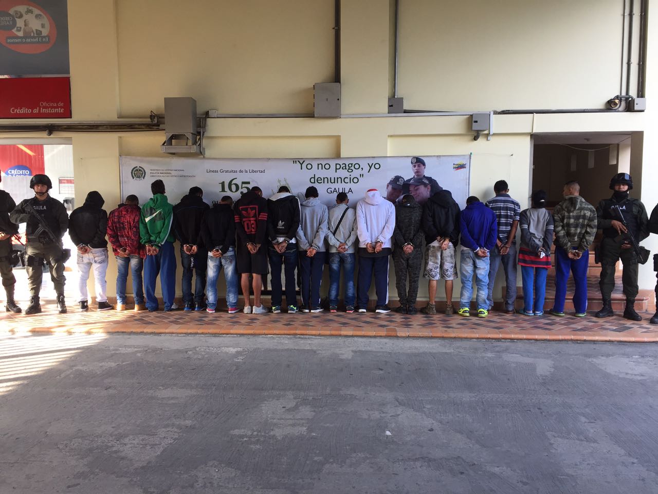 Operativo contra grupo delincuencial común organizado “san gabriel” de Itagüí