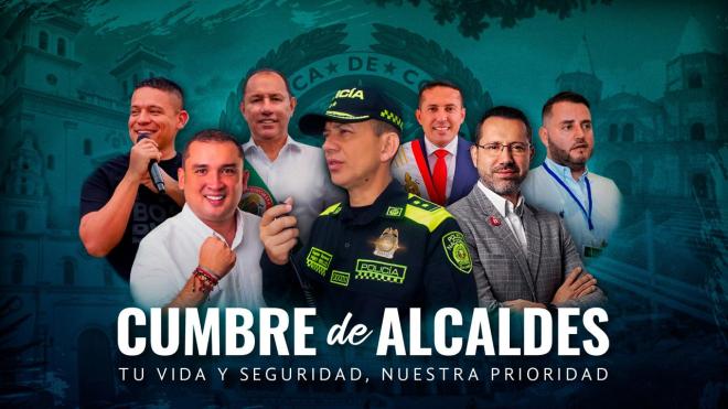 La Policía Metropolitana de Bucaramanga realizó cumbre de alcaldes del Área Metropolitana