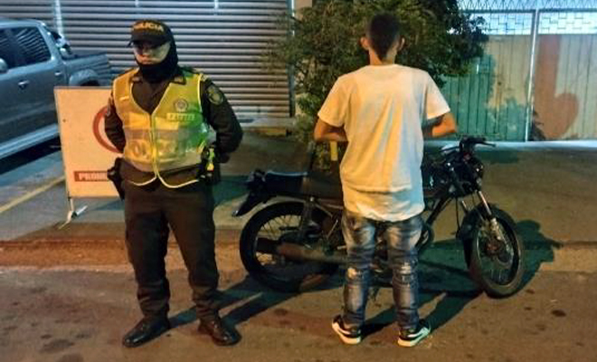 Personal uniformado capturó un hombre por receptación y recuperó una motocicleta en Villavicencio 