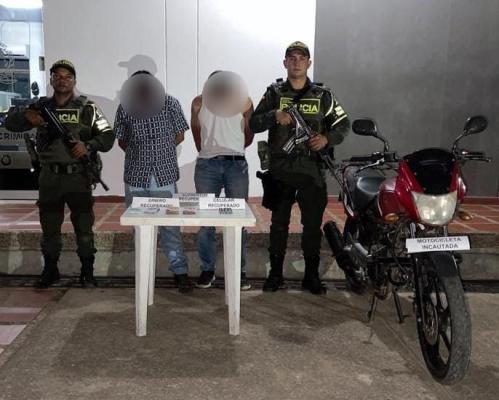 Captura en flagrancia de dos hombres de 38 y 50 años de edad