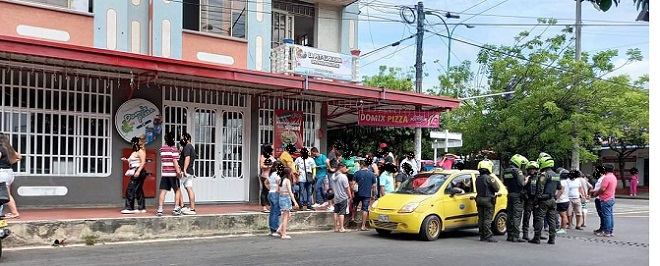 Estos delincuentes pretendían robar un taxi y huir de la ciudad.