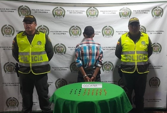 Se captura a ciudadano por porte de estupefacientes