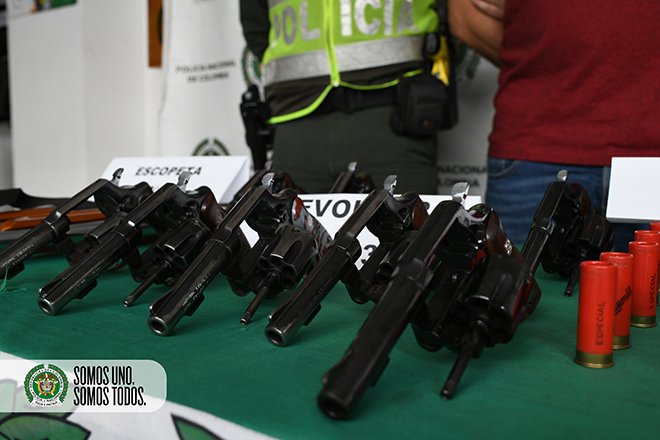 Recuperada caja fuerte con armas y municiones de una empresa de vigilancia y seguridad privada