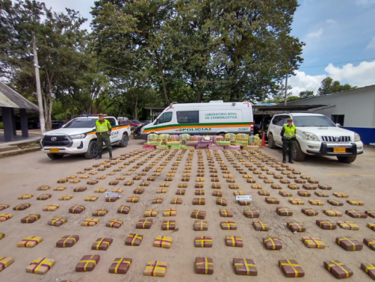 Incautación de 900 kilogramos de marihuana Huila