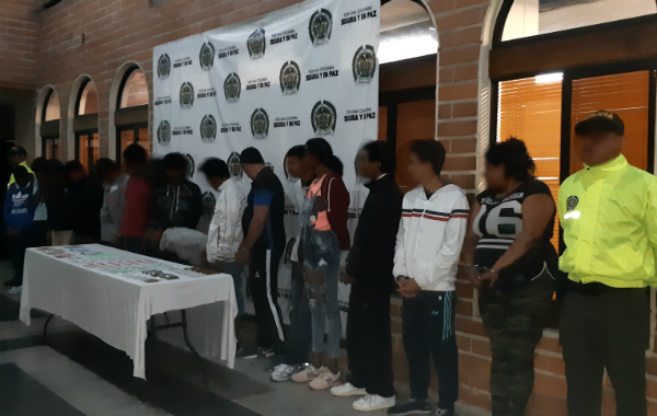 Capturamos 21 personas en operación contra el tráfico de estupefacientes 