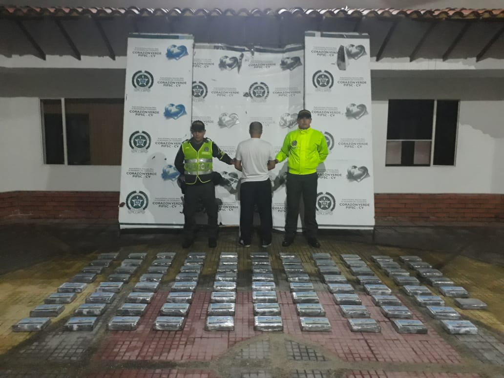 Incautación 80 kilos de Cocaína - Policía de Santander 