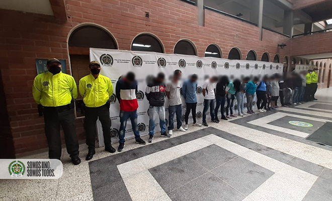 Capturados 16 integrantes del grupo delincuencial ‘los intocables’ dedicados a este delito