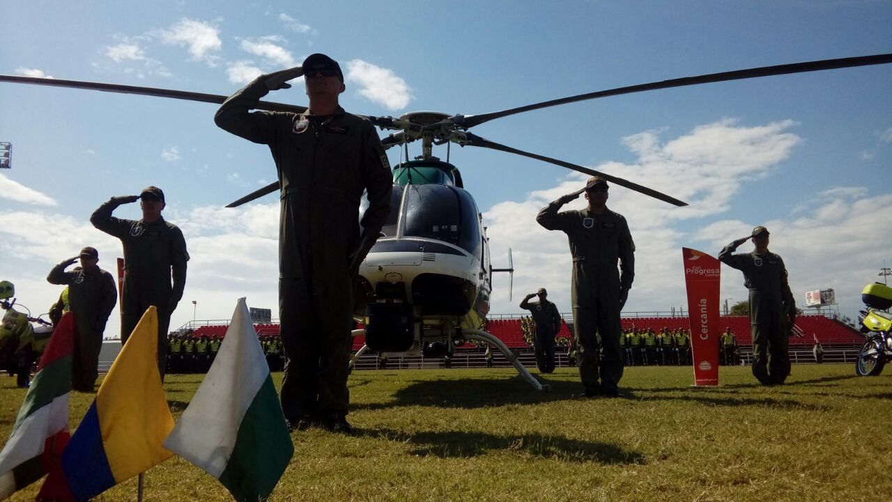 Helicoptero Bell 407, la nueva herramienta de seguridad de la Policía en Cali