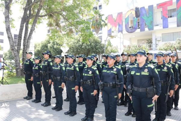 26 nuevos policías fortalecen el Plan Navidad en Montería