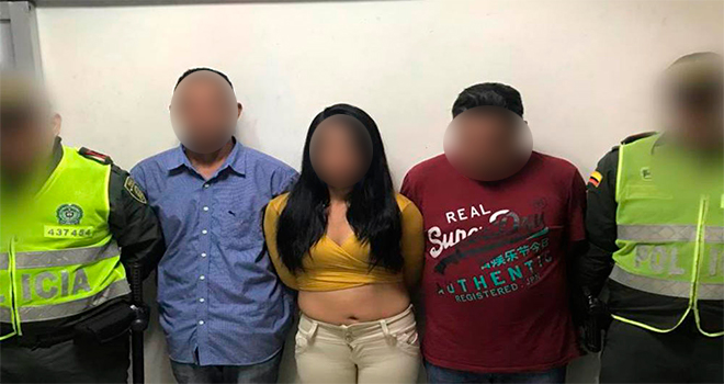 Tres capturados por hurto en Montería 