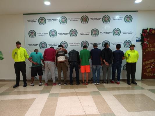 En Armenia se captura banda delincuencial denominada "la saga" 