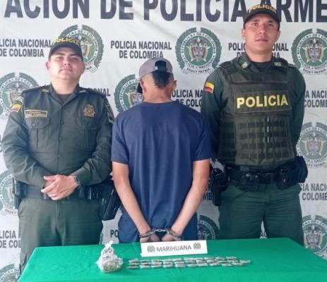 Un hombre fue capturado en Armenia con estupefacientes 
