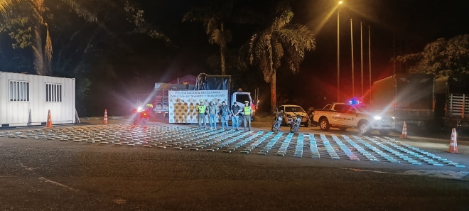 Capturas e incautación de clorhidrato de cocaína