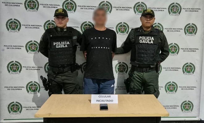 Capturado Alias El Negro por el delito de extorsión 