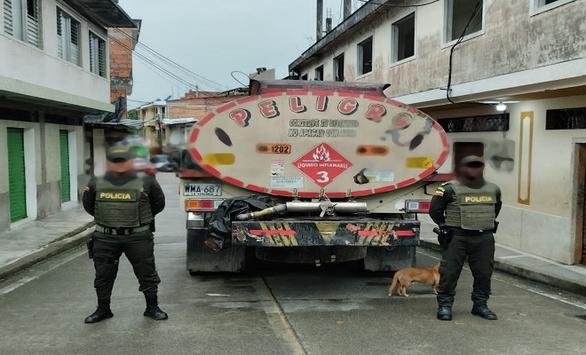 3.484 galones de acpm fueron incautados en Unión Panamericana