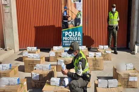 30 Mil unidades de tapabocas aprehendidos en el Cesar