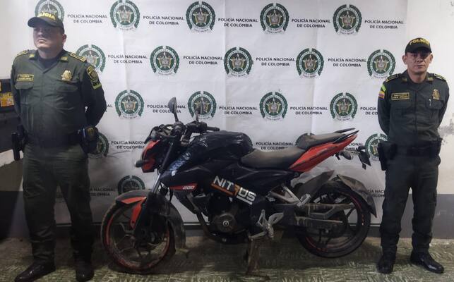 Recuperaciones por hurto de motocicletas 