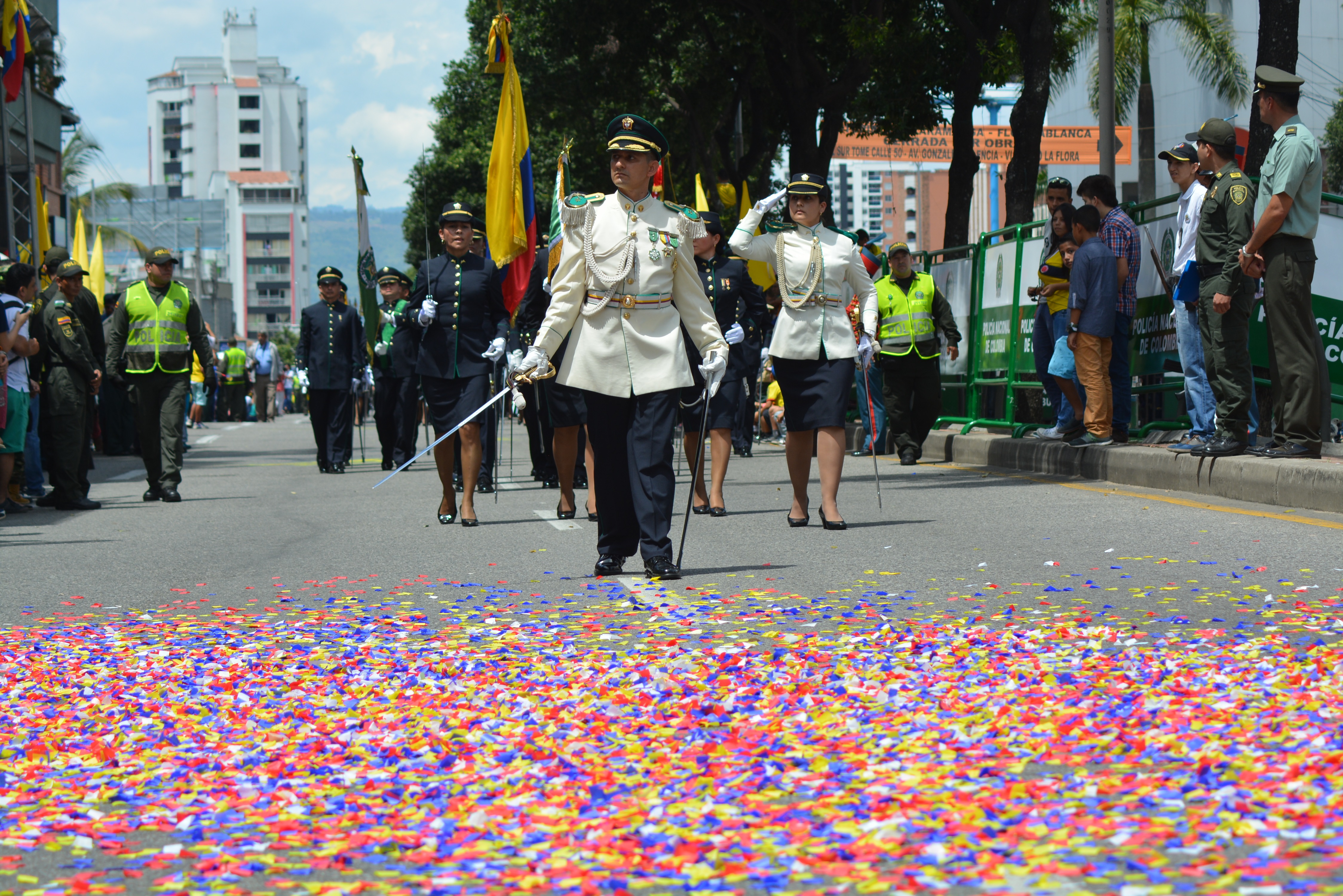 Día de Independencia Policía de Santander