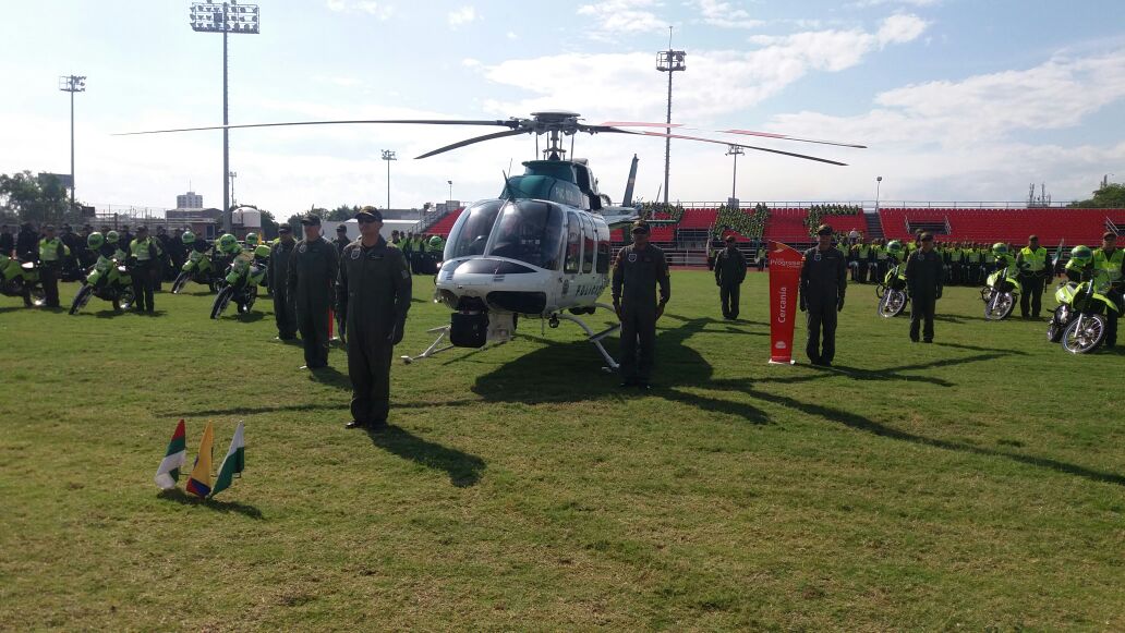 Helicoptero Bell 407, la nueva herramienta de seguridad de la Policía en Cali