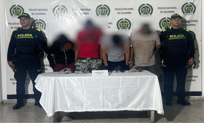  La Policía Nacional en el marco del nuevo modelo del servicio de Policía “orientado a las personas y los territorios”, evitó el hurto que se estaba presentando en una finca, ubicada en zona rural del municipio de Fómeque; donde tenían sometidos e intimidados una pareja de adultos mayores y un trabajador.