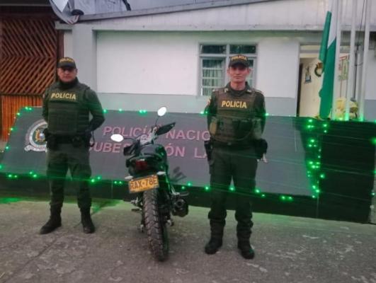 En Filandia es recuperada una motocicleta 