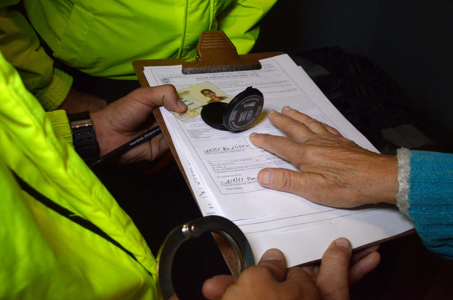 Operación contra la extorsión en el municipio de Itagüí