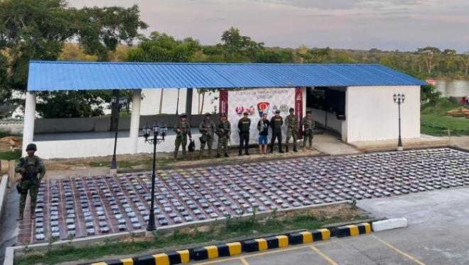 703 kilos de marihuana incautada