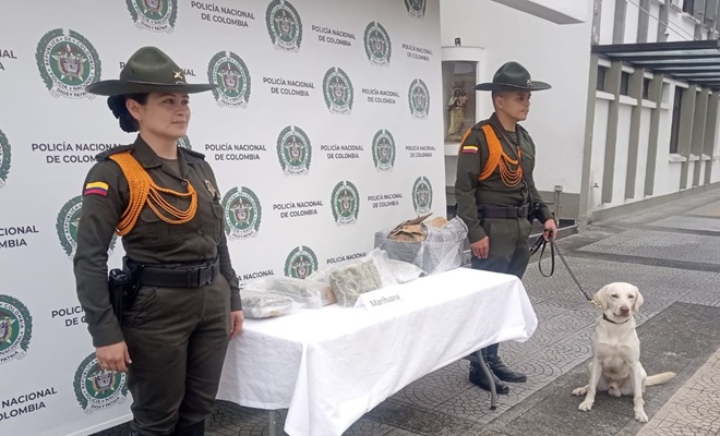 Axel con su olfato da resultados contra el microtráfico