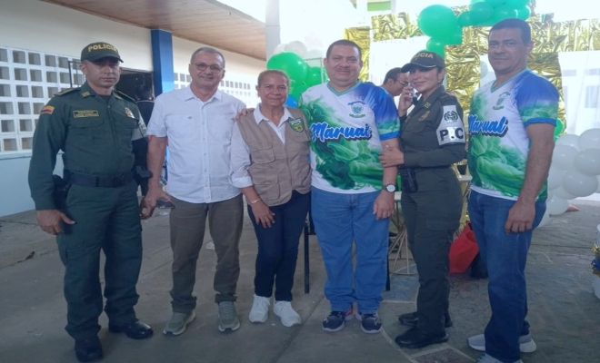 El aniversario número 18 de la I.E. Manuel Ruiz Álvarez se celebró entre música, tradición y el acompañamiento cercano de la Policía Metropolitana de Montería.