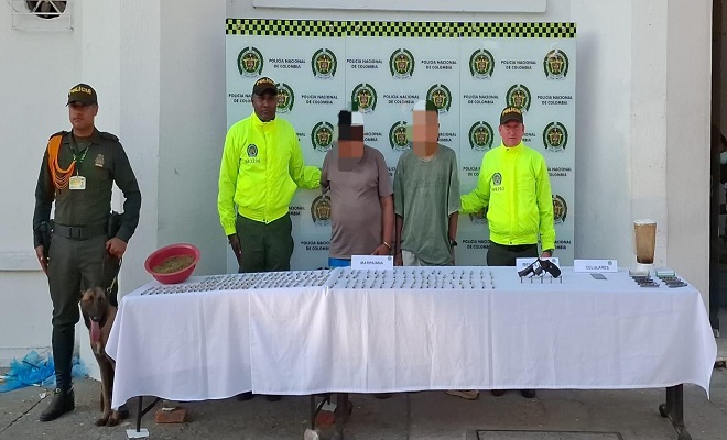 En operativo fueron capturados alias ‘El Mocho’ y ‘Juancho’ en el marco de la estrategia ‘Barrancabermeja segura’