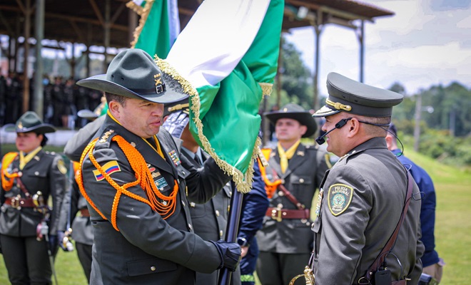El acto fue presidido por el señor mayor general Carlos Fernando Triana Beltrán, director de la Policía Nacional