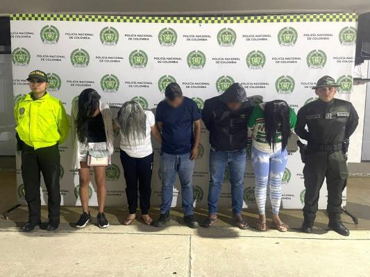 Captura de una familia quienes comercializaban estupefacientes