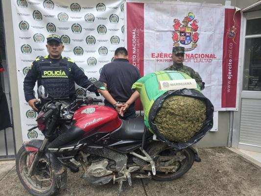 El operativo se llevó a cabo en la ruta 45, sector vereda Charco del Oso