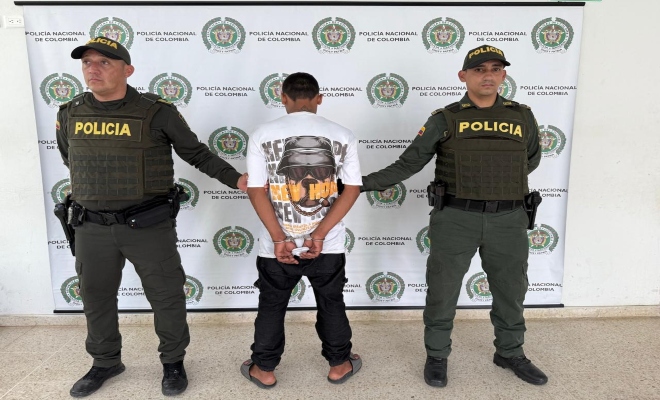 La Policía Nacional captura en Inírida a un ciudadano por el delito de violencia intrafamiliar 