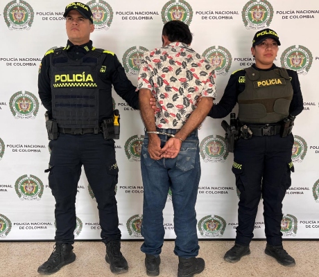 capturaron a un ciudadano por el delito de violación de habitación ajena.