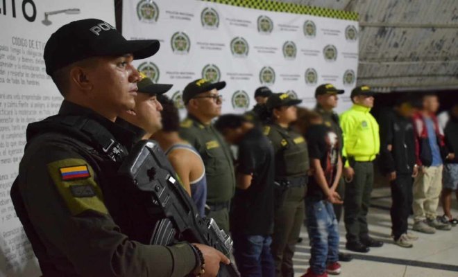 capturados en operativo de la Policía en Pitalito