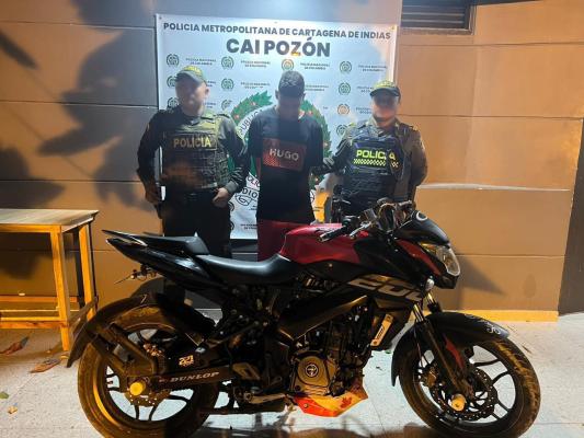 Planes focalizados contra el hurto permiten la recuperación de tres motocicletas y un vehículo en diferentes sectores de Cartagena