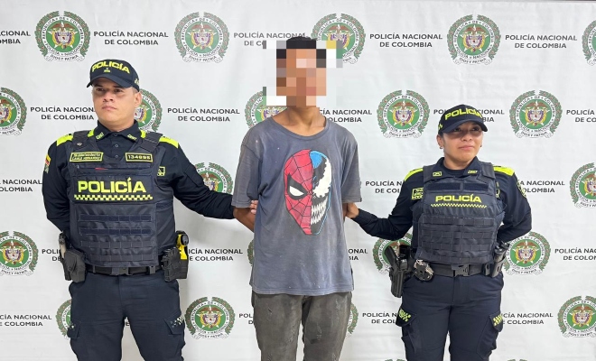 Capturado por el delito de violación de habitación ajena en Inírida